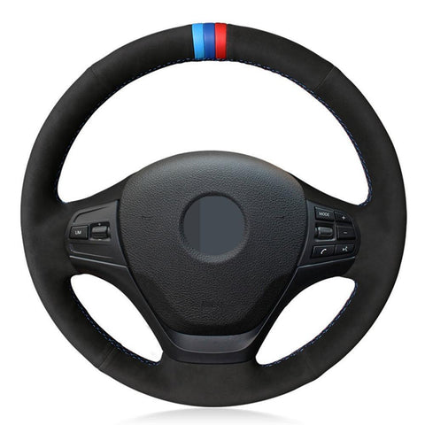 Steering Wheel Cover Suede For BMW F30 F31 F34 F20 F21 F22 F23 JDM Performance