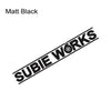 Subie Works Car JDM Sticker For Subaru BRZ Impreza WRX STI