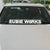 Subie Works Car JDM Sticker For Subaru BRZ Impreza WRX STI