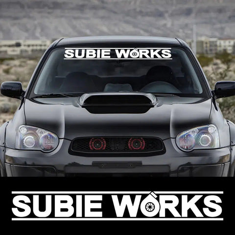 Subie Works Car JDM Sticker For Subaru BRZ Impreza WRX STI