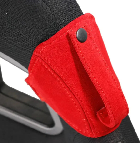 Suede Bucket Seatbelt Holder