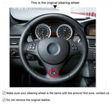 Suede Leather Car Steering Wheel Cover For Bmw M Sport M3 E90 E91 E92 E93 E87 88 JDM Performance