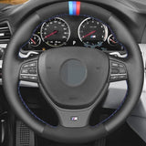 Suede Steering Wheel Cover For Bmw F10 F11 F07 09-17 M5 JDM Performance