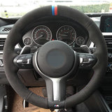 Suede Steering Wheel Cover For Bmw F87 F80 F82 F12 F13 F86 F33 X6 JDM Performance