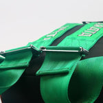 TKT Bride Bag Backpack Green Strap Leather Bottom