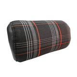 Tartan Fabric Car Headrest Pillow