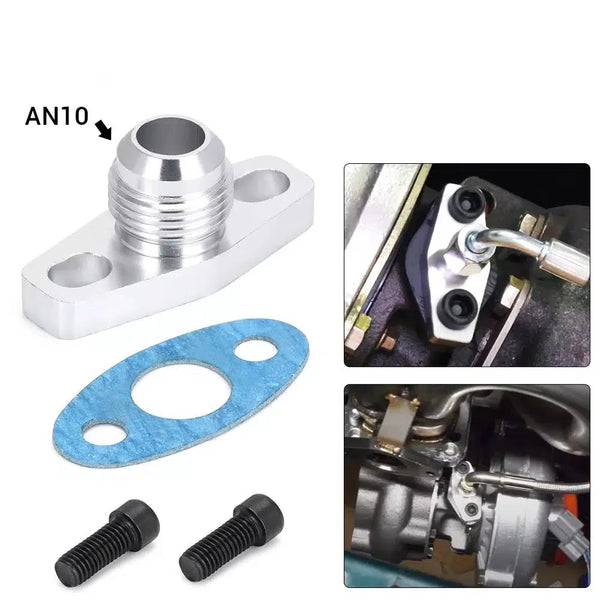 Turbo Oil Return/Drain Flange Adapter AN10 For GT28 GT30 GT35 T25