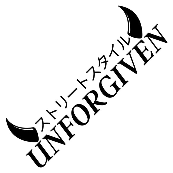 Unforgiven Car Stickers Windscreen