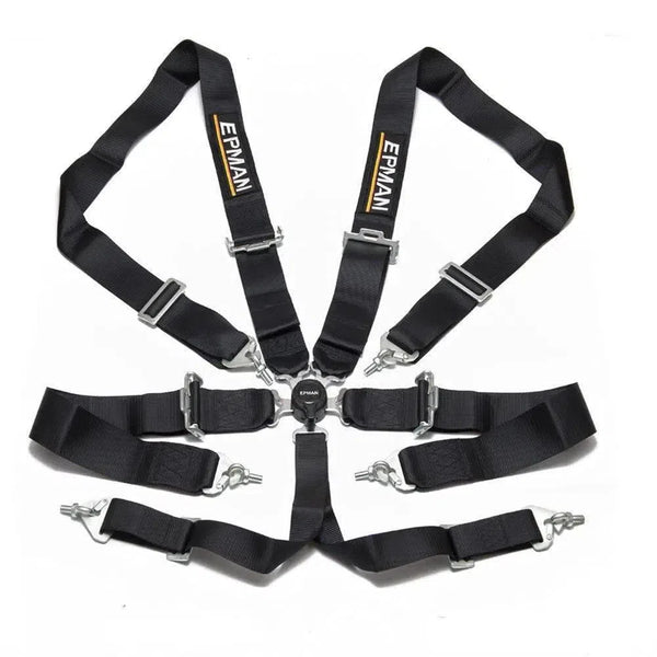 6 Point Racing Safety Harness Camlock E-marked