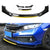 Universal Gloss Black Front Splitter Lip