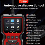 V519 OBD2 Scanner - Professional Diagnostic Tool with Live Data