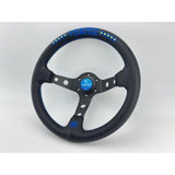 Vertex 10 Star Aftermarket JDM Steering Wheel Embroidery Leather 13 inch JDM Performance