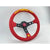 Vertex 10 Stars Red Leather JDM Steering Wheel 13inch