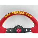 Vertex 10 Stars Red Leather JDM Steering Wheel 13inch