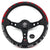 Vertex 1996 JDM Steering Wheel 13inch Leather Red JDM Performance