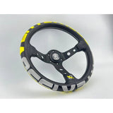 Vertex 1996 JDM Steering Wheel 13" Leather Yellow