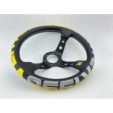 Vertex 1996 JDM Steering Wheel 13" Leather Yellow