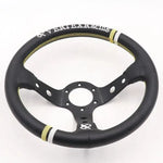 Vertex 330mm Deep Dish Leather Steering Wheel 13"