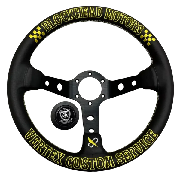 Vertex Blockhead Motors 320mm Steering Wheel Drift