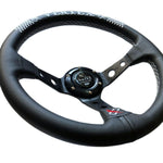 Vertex Checker Steering Wheel 330mm 13inch Race JDM Performance