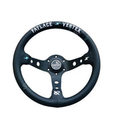 Vertex Fatlace Pink Leather Steering Wheel