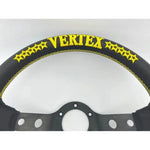 Vertex Forever 13" Steering Wheel - Yellow Stitch