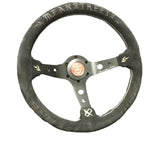 Vertex Meanstreets "Legends Never Die" Suede Steering Wheel