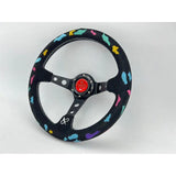 Vertex Rainbow Leopard Steering Wheel 330mm