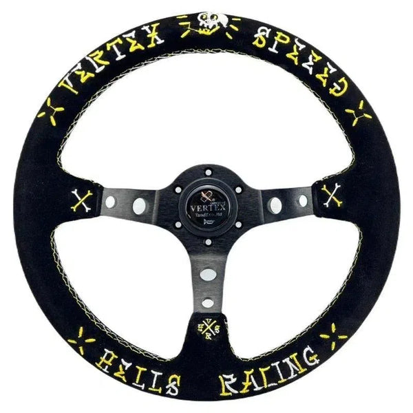 Vertex VX Speed Suede Steering Wheel 320mm