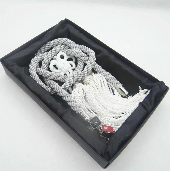 Vip Charm JP Fusa Black Kiku Tsuna Rope