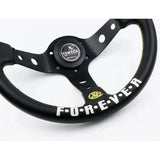 Vx Forever 13" Steering Wheel - Yellow Stitch