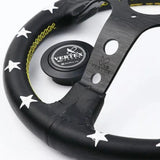 Vx Forever 13" Steering Wheel - Yellow Stitch