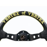 Vx Forever 13" Steering Wheel - Yellow Stitch