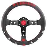 Vertex King 330mm Genuine Leather Drift Sport Steering Wheel