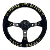 Vx Suede Hells Racing Steering Wheel 330mm