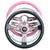 White Cherry Blossom Steering Wheel 14"