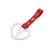 White Broken Heart Tsurikawa Red PVC Strap JDM Performance