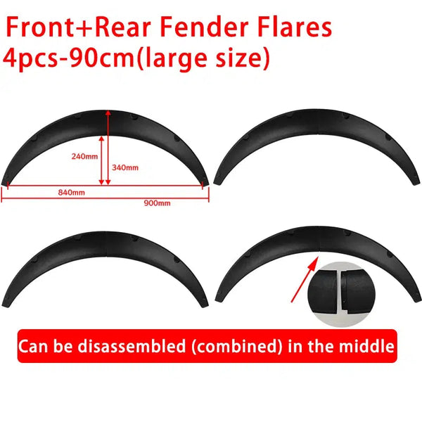 Wide Arch Fender Flare Covers Universal