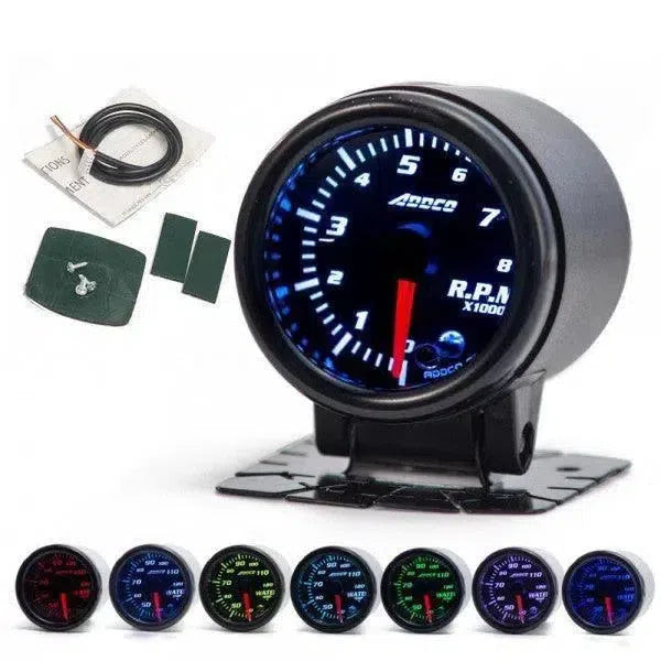 Addco 52mm Tachometer Gauge - 7 Colour