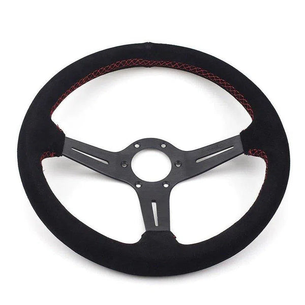 ND Aftermarket 14" Black Suede Steering Wheel