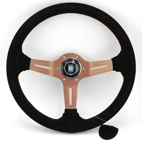 ND Suede Leather Steering Wheel 14inch