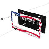 American US Flag License Plate Frames USA Nations