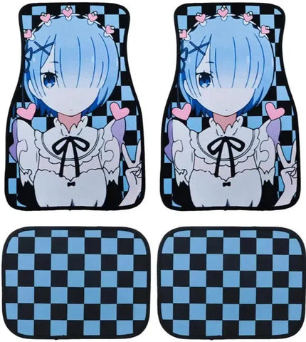 Anime Hentai Fabric Car Floor Mats