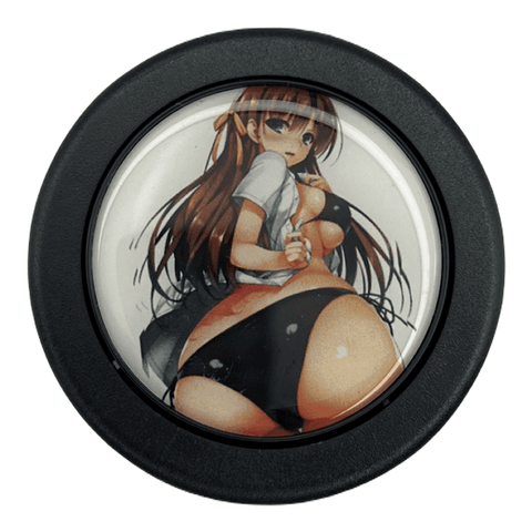 Anime Horn Button - Black Bikini JDM Performance