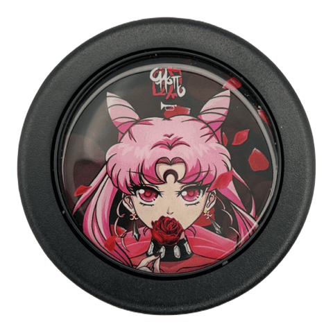 Anime Horn Button - Red Rose JDM Performance