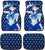 Anime Sailer Mercury Fabric Car Floor Mats