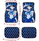 Anime Sailer Mercury Fabric Car Floor Mats