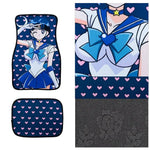 Anime Sailer Mercury Fabric Car Floor Mats