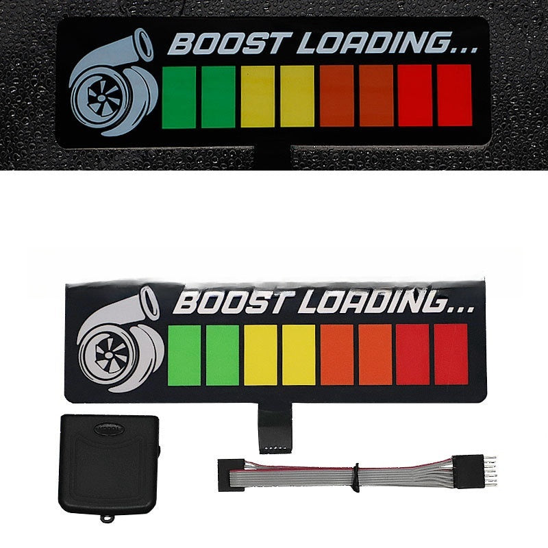 Boost Loading LED Window Sticker – JDM Performance