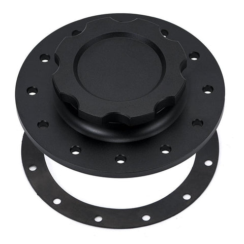 Billet Aluminum Fuel Cell Gas Cap With 12 Hole Cell Bung and Gasket JDM Performance
